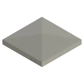 OSMO Pfostenkappe Typ D 10 x 10 cm Aluminium Grau