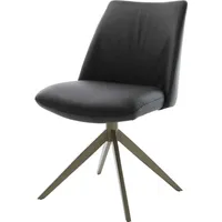 DeLife Drehstuhl Elso-Flex Leder schwarz