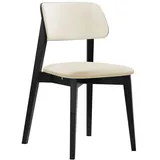 MIRJAN24 Stuhl KT63/C (1 Stück), aus Buchenholz, 47x49x80 cm beige