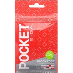 Tenga Pocket Block Edge Einweg-Masturbator 8 cm