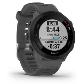 Garmin Forerunner 55 mit Silikon-Wechselarmband dunkelgrau/schwarz