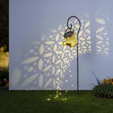 Gravidus Haushalt International LED Solar Giesskanne Gartenlichterkette, Metall