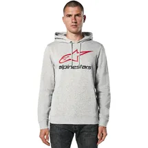 Alpinestars Always V3 Kapuzenpullover - Grau/Rot/Schwarz S