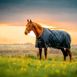 Horseware Ireland Amigo Regendecke 50g 140 cm Blau