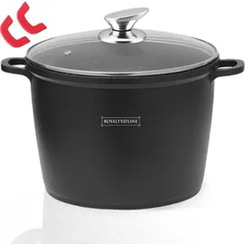 AC-Deco 24 cm Marmor Coating Fleischtopf mit Glasdeckel