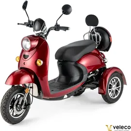 VELECO ZT63 Elektromobil 3-Rad rot