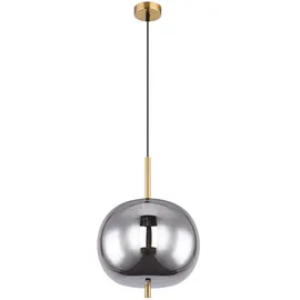 GLOBO Hängelampe 1-flg. 30 cm rund grau