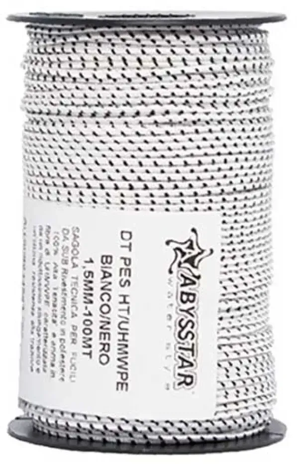 Abysstar Dyneema-leine 100 M - White - 1.50 mm
