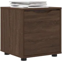 vidaXL Badezimmerschrank Braun Eichen-Optik 40,5 x 40 x 44 cm