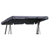 Quick Star Hollywoodschaukel Grau 3-Sitzer