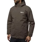 Jack Wolfskin Altenberg 3in1 Jacke - Cold Coffee - M