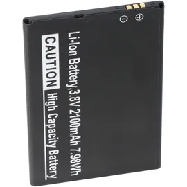 AccuCell Akku passend für Emporia Smart 3, Emporia AK-S3, Lithium-Polymer Akku, 3,8V 2100mAh