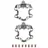 Exustar E-PM820-2 Kombipedal Einheitsfarbe