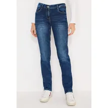 Cecil Comfort-fit-Jeans Middle Waist blau 36