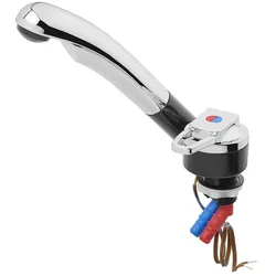 ProPlus 151214V07S Mischbatterie Deluxe Keramikkartusche Ø27mm Chrom/Schwarz