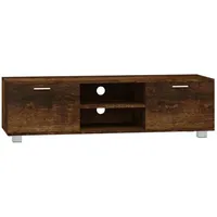 Furnicato TV-Schrank Räuchereiche 140x40,5x35 cm Holzwerkstoff