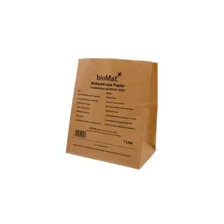 Natura BioMat Bio Papierbeutel Natura Biomat kompostierbar 7 L biologisch abbaubar und kompostierbar
