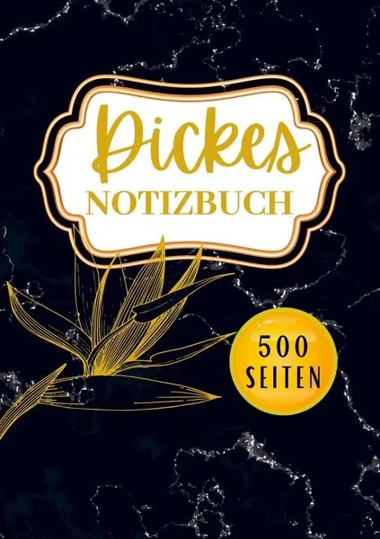 Preisvergleich Produktbild Dickes Notizbuch A5- 500 Seiten