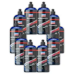 10x 1L LIQUI MOLY 1542 Pflegemittel Auto Wasch&Wachs Lackpolitur 1 Liter Lack