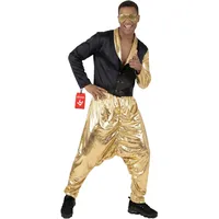 Morph Kostüm Rapper für Herren, 90er Jahre Outfit, Perfekt für Party und Karneval, Retro 80er Jahre Look, XL