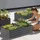 Tectake Hochbeet 120 x 60 x 30 cm Grau