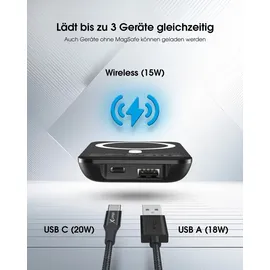 Xlayer Magfix Pro Wireless Charger Magnetic Powerbank PD 20W I MagSafe I Magnetisch