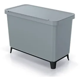 KEDEN Recycling-Sortiersystem 57 x 29 x 41 cm 2-tlg. grau
