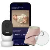 Owlet Dream Sock + Cam 2 - Medizinisch zertifiziertes Baby-Pulsoximeter mit Babyphone 1 St