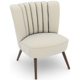 Max Winzer Max Winzer® Sessel »build-a-chair Aspen«, im Retrolook, zum Selbstgestalten beige