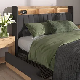 VitaliSpa Nura 180 x 200 cm Grau