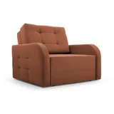 mb-moebel Möblo Schlafsessel Orange, Holz, 1-Sitzer 101x90x100 cm, Wohnzimmer, Sessel Schlafsessel