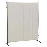 Merxx Sichtschutz 150 x 190 cm Beige Stahl 1 St.