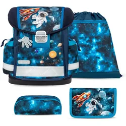 Belmil Classy ergonomisches Schulranzenset 4tlg. - "Infinite Space" Koffer24