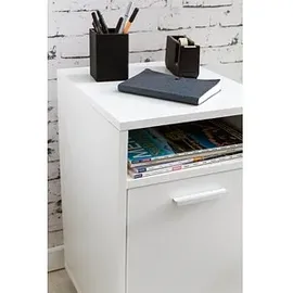 Wohnling WL5.928 Rollcontainer 33 x 38 x 60 cm weiß