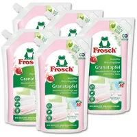 FROSCH Frosch Weichspüler Granatapfel 1 Liter pflegend mit Granatapfel (5er P Weichspüler