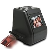 Bewinner -Digitalfilm-Diascanner, 12-MP-Filmscanner mit 2,0-Zoll-LCD-Bildschirm, Negativscanner, Wandelt 135, 110, 126 Dias und Negative in Digitale Fotos um