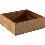 APS Holzbox -WOODY-15 x 15 cm, H: 5,5 cm,