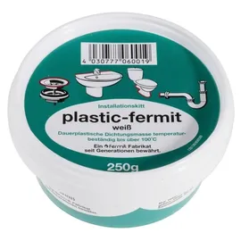 Fermit Dichtungsmasse Plastik Fermit weiß 250 g Dose