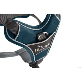 Hunter Divo Hundegeschirr Dunkelblau/Grau S