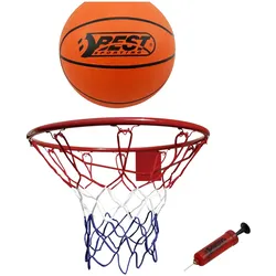 Best Sporting Basketball Set, Basketballkorb mit Basketball und Pumpe