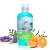 Nobleza Hundeshampoo Langhaar mit Camellia Sinernsis Extrakt für Glanz & Kämmbarkeit, Hundeshampoo Sensitiv gegen Juckreiz und Geruch, Phthalat Frei, Parabens Frei Lavendel Zitrusduft 250 ml