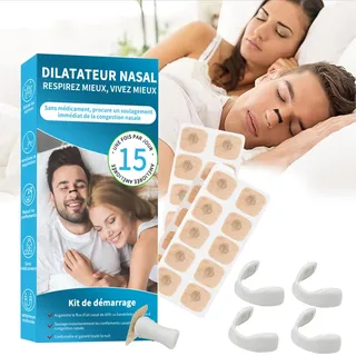 Gymside Airbreeze Pro 2.0 - Original, Magnetische Nasenpflaster gegen Schnarchen – Anti-Schnarch Nose Strips, Schnarchstopper & Nasenstrips Magnet für bessere Atmung und erholsamen Schlaf