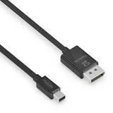 PureLink Mini DisplayPort auf DisplayPort Kabel 3 m Schwarz