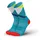 Incylence Ultralight Strikes Laufsocken 35-38 Blau/Rot/Weiß/Türkis