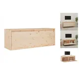 vidaXL Wandschrank 100x30x35 cm Massivholz Kiefer