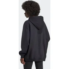 adidas Essentials Loose Fleece Kapuzenpullover Black / Black S