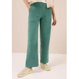 Cecil Neele Wide Leg Cordhose Grün 34