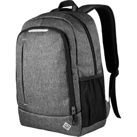 Boostboxx BoostBag One Backpack - Boostboxx City-Rucksack für Laptop/Notebook bis 15,6", Ipad, Tablet und Handy, perfekt für Schule, Studium, Business oder Beruf, grau