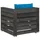 vidaXL Garten-Lounge-Set 2-tlg. grau/blau