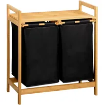 KESPER Wäschesammler, natur Polyester, B/H/L: ca. 33x73x64 cm, | natur, schwarz